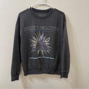 Pink Floyd dark side of the moon pullover sweatshirt gray small